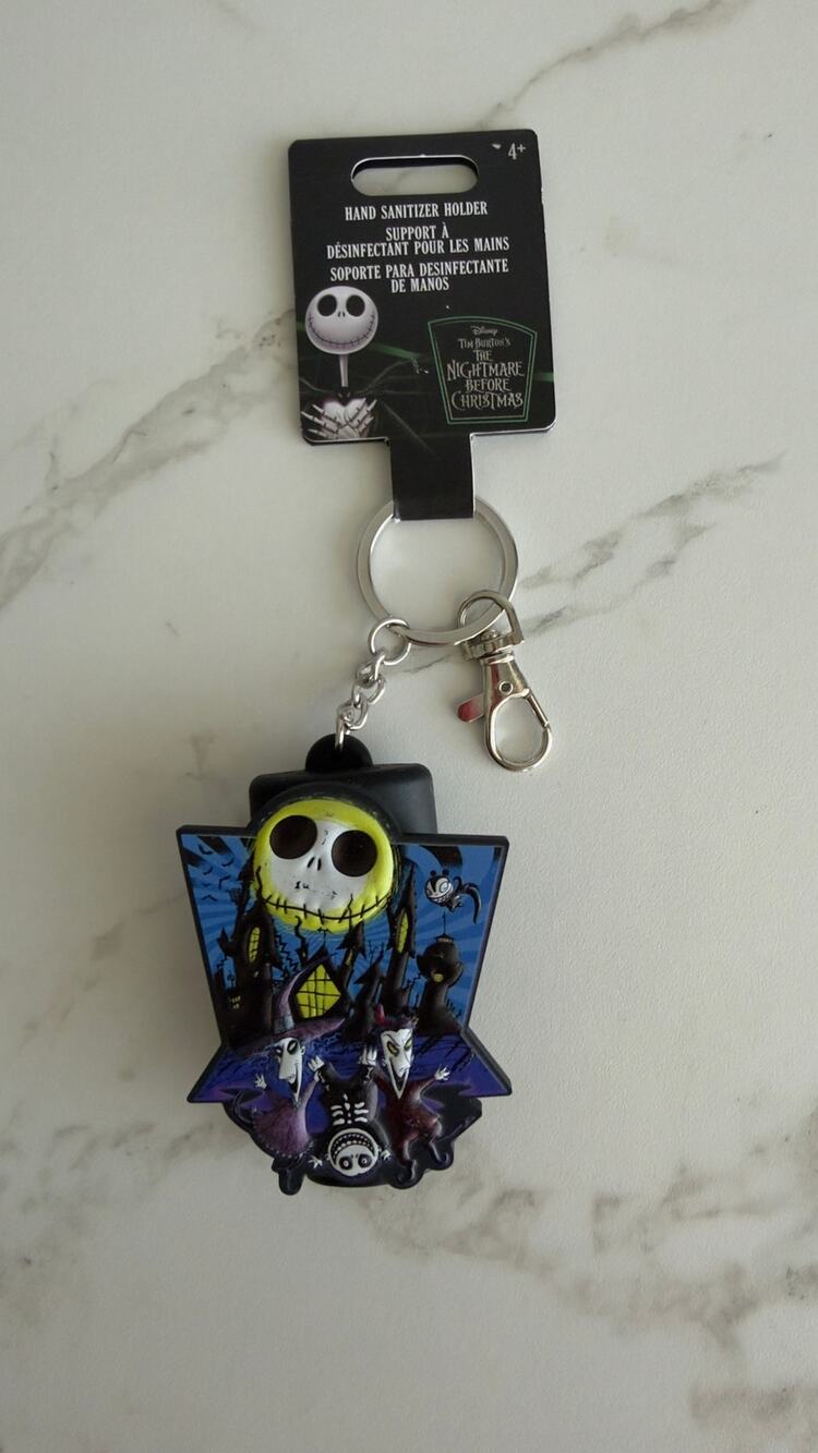 Disney Nightmare Before Christmas Jack Skellington Hand Sanitizer Holder NWT